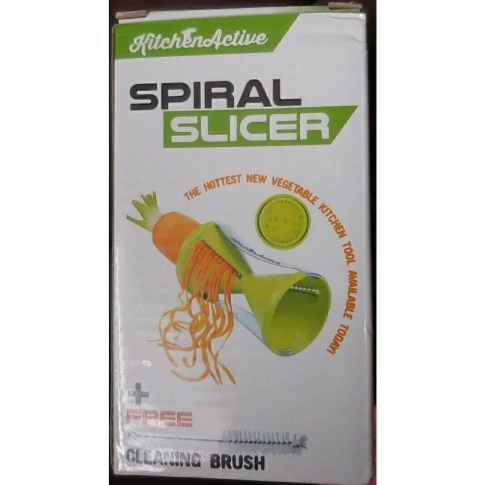 Kitchen Active Spiralizer Spiral Slicer with cleaning brush,